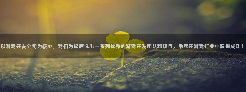巅峰国际：以游戏开发公司为核心，我们为您筛选出一系列优秀的游