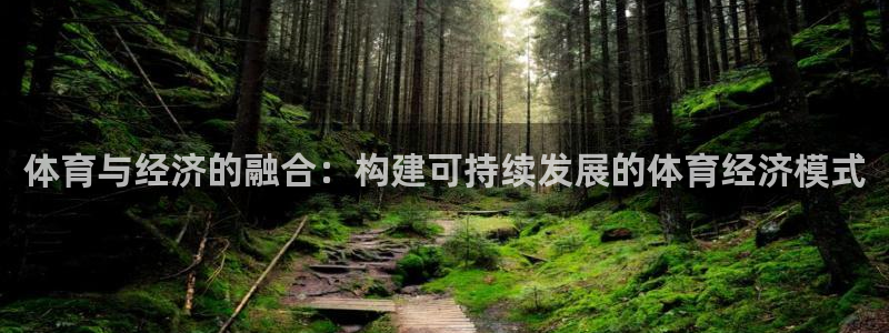 三亿体育网页版：体育与经济的融合：构建可持续发展的体育经济模式