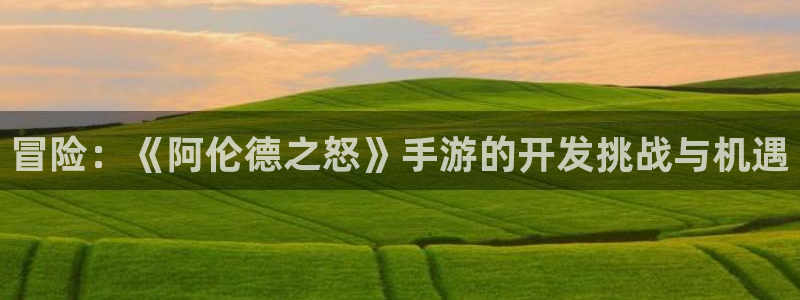 巅峰国际平台：冒险：《阿伦德之怒》手游的开发挑战与机遇